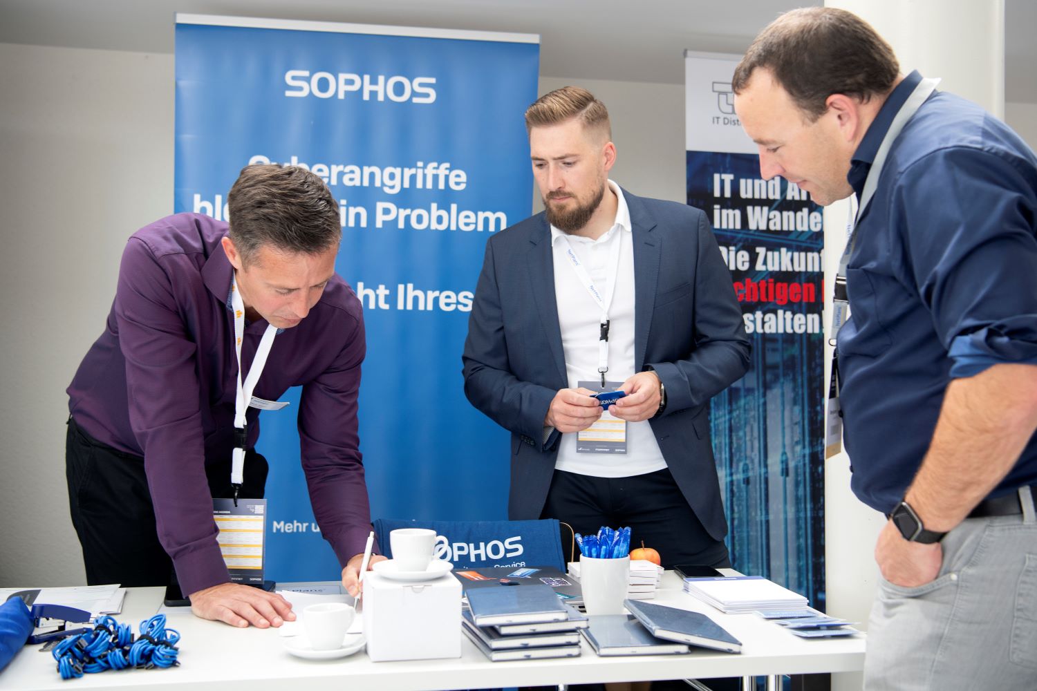 Sophos Stand auf der NetPlans Hausmesse