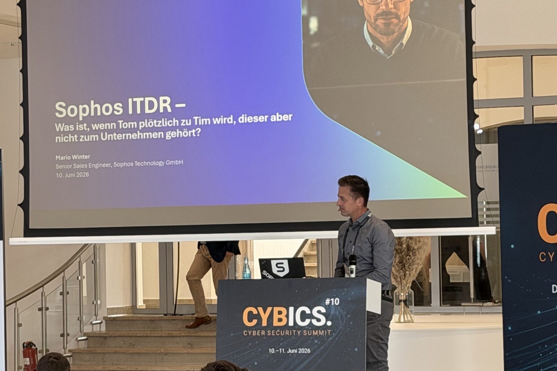 Vortrag zu Sophos ITDR auf Cybersecurity-Konferenz