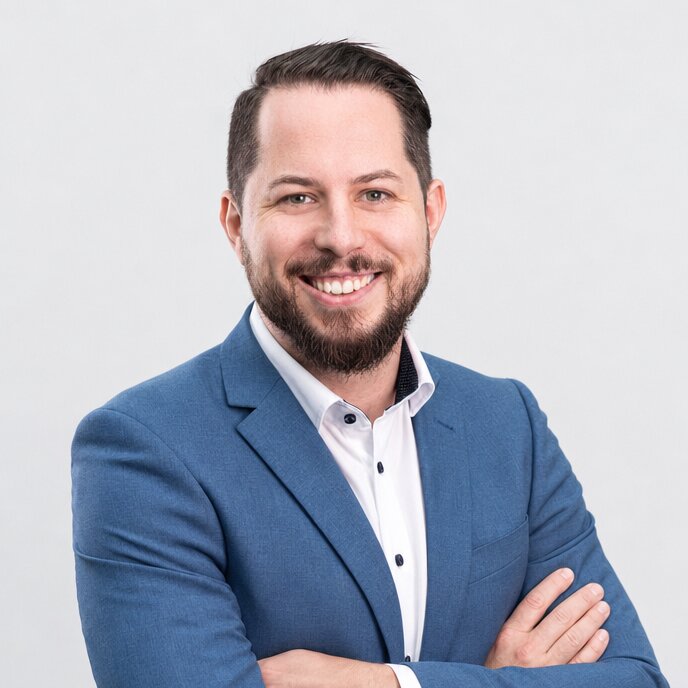 Portraitfoto Florian Röll, Abteilungsleiter Vertrieb bei NetPlans