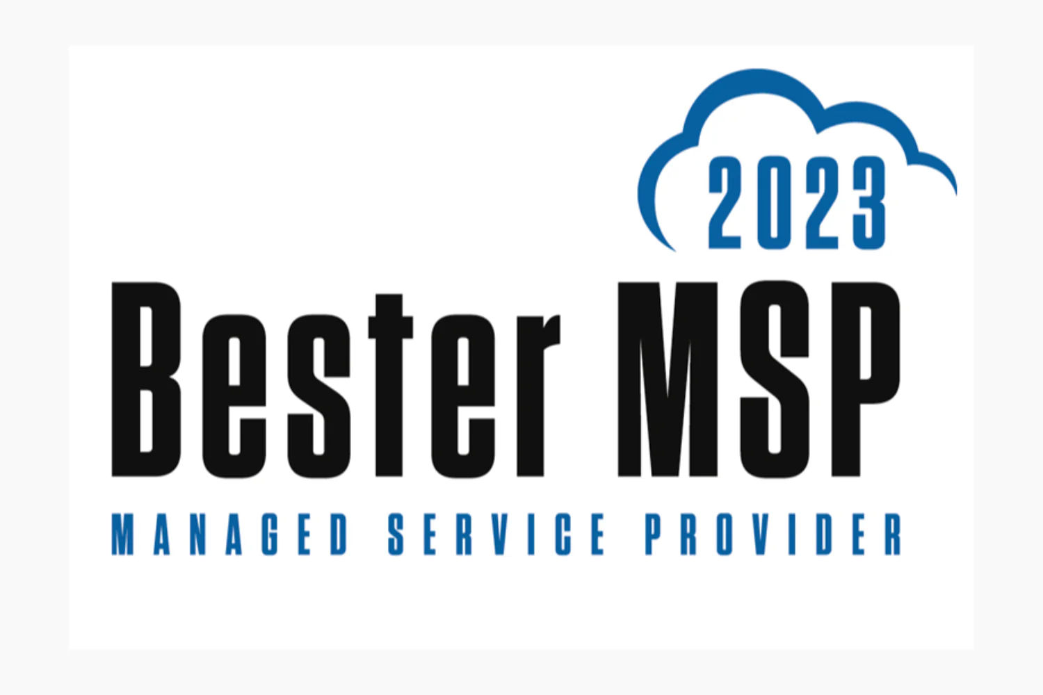 Logo der Umfrage zum besten Managed Service Provider (kurz: MSP) 2023