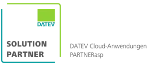 Logo DATEV Solution Partner DATEV Cloud Anwendungen PARTNERasp